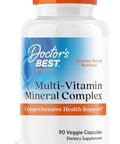 Doctors Best Multivitamin Mineral Complex Comprehensive Health Support Nongmo Gluten Vegan 90 Veggie Capsules