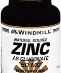 Zinc Tab Gluconate 50 Mg Wmill Size: 100