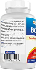 Best Naturals Bcaa Branch Chain Amino Acid 3200Mg Per Serving 200 Capsules Pharmaceutical Grade 100% Pure Instantized Formula Pre/Post Workout Bodybuilding Supplement Boost Muscle Growth