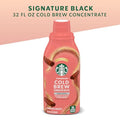 Starbucks Cold Brew Coffee Concentrate, Sweetened Brown Sugar Cinnamon Flavored Iced Coffee, 32 fl oz