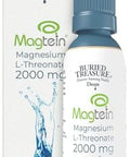 Buried Treasure Magtein 2 Oz. 15 Doses Brain Health Magnesium Lthreonate For Enhanced Memory And Sleep