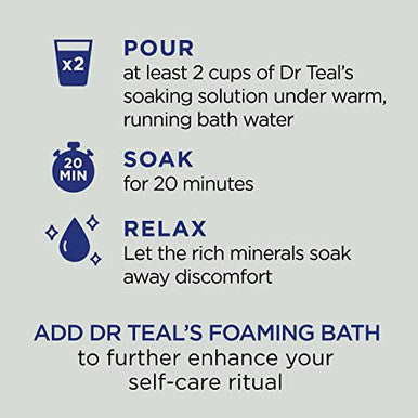 Dr Teal'S Pure Epsom Magnesium Salt SoakCannabis Sativa Hemp Seed Oil3 Lb