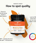 New Zealand Honey Co. Raw Manuka Honey UMF 10+ | MGO 263+ 8.8oz & UMF 15+ | MGO 514+ 8.8oz, UMF Certified