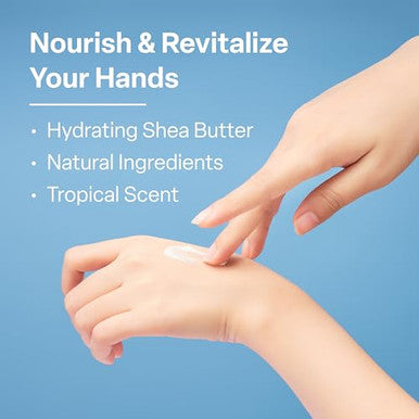 Qrxlabs Shea Coconut Hand Cream 4 Oz - Paraben- Hydrating Formula With Shea Butter Coconut Oil Vitamin E - Non-Greasy Quick-Absorbing - Soften And Moisturize Hands