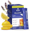 Blueshift Sleep Aid Powder For Adults " Lemon Lavender 3 Mg Melatonin 5'Htp Taurine & Glycine Stick'Pack Drink Mix " Zero Sugar 5 Cal Deep Rem & Next'Day Refresh Sleep 10 Ct