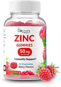 Zinc 50mg Gummies Vegetarian GMO and Gluten Vitamin Great Tasting Berry Flavor Pectin Chews Adult Dietary Supplement 60 Count [30 Doses]