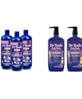Dr Teal'S Kids Sleep Bath & Body Wash Bundle With Melatonin & Essential Oils (3-Pack 20 Fl Oz & 2-Pack 24 Fl Oz)