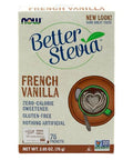 Now Foods Betterstevia French Vanilla Granulated Packets Zerocalorie Sweetener Keto Friendly Suitable For Diabetics No Erythritol 75 Count