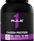 Rule 1 Proteins Casein Protein 25G Protein And 11G Eaas Per Serving From Slowrelease Micellar Casein For Overnight Recovery And Sustained Delivery Between Meals (4 Pounds Vanilla Cra Me)