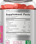 Horbaach Hair Skin and Nails Gummies 100 Count with Biotin Fruit Flavored Vitamins NonGMO Gluten Free Supplement