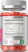 Horbaach Hair Skin and Nails Gummies 100 Count with Biotin Fruit Flavored Vitamins NonGMO Gluten Free Supplement
