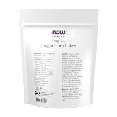 Now Foods Solutions Magnesium Flakes 100% Pure From The Ancient Zechstein Seabed Highly Concentrated 26.5Ounce