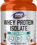 Now Foods Sports Nutrition Whey Protein Isolate 25 G With Bcaas Creamy Chocolate Powder 1.8Pound