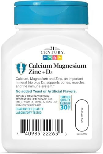 21St Century Cal Mag Zinc + D 90 Tabs