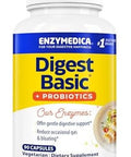 Enzymedica Digest Basic + Probiotics Essential Digestive Enzymes With Probiotics 30 Capsules Ffp