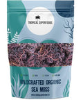 100% Wildcrafted Full Spectrum Purple Sea Moss | Irish Sea Moss | Sun dried | 92 Minerals - Makes 20 + oz of Sea Moss Gel | Full Spectrum Purple Sea Moss (4oz)