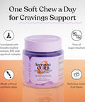 Lemme Curb Cravings Soft Chews - Manage Appetite Support Metabolism & Lean Body W/Clinically Studied Chromium Gymnema & B12 For Healthy Weight Management Mixed Berry