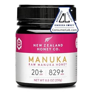 Wedderspoon Organic Manuka Honey Drops, Honey & Echinacea, 20 Count | USDA Organic | Genuine New Zealand Honey, Natural Remedy for Dry Throat
