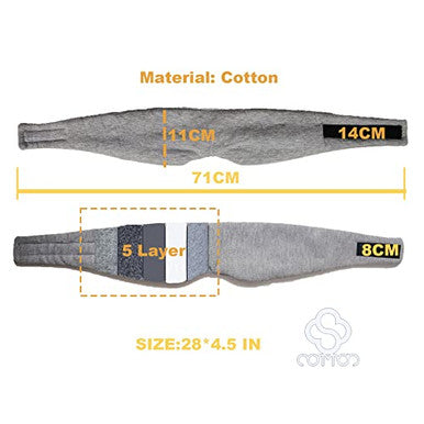 Fan Wu 100 Breathable Cotton Sleep Mask Zero-Pressure Eye Mask For Side Sleepers 99 Blackout For Travel & Home Use - Includes A Premium Travel Pouch