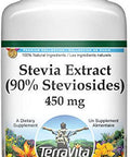Terravita Stevia Extract (90% Steviosides) - 450 Mg (100 Capsules, Zin: 514502)