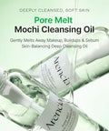 Arencia Pore Melt Mochi Makeup-Removing Cleansing Oil, Non-Comedogenic, Rice Amino Acids Hd, Vitamin E, Cica, & Ceramide, 6.76 Fl Oz