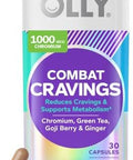 Olly Combat Cravings Metabolism & Energy Support Supplement1000 Mcg Chromium Green Tea Goji Berry Ginger 30 Count