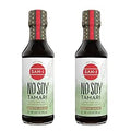 San-J - No Soy Tamari - Specially Brewed Soy Sauce Alternative - 10 oz. Bottles - 2 Pack