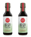 San-J - No Soy Tamari - Specially Brewed Soy Sauce Alternative - 10 oz. Bottles - 2 Pack