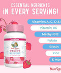 Maryruth's Multivitamin Gummies For Women (Strawberry) & Liquid Nighttime Multimineral (Coconut 1522Oz