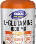 Now Sports Nutrition Lglutamine Double Strength 1000 Mg Amino Acid 240 Veg Capsules