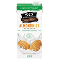 So Delicious Dairy Free Shelf-Stable Almond Milk, Unsweetened, Vegan, Non-GMO Project Verified, 1 Quart