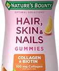Viactiv Calcium +Vitamin D3 Supplement Soft Chews Milk Chocolate 60 Chews and Natures Bounty Optimal Solutions Hair Skin and Nails with Biotin and Collagen