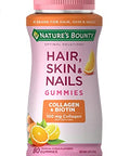 Viactiv Calcium +Vitamin D3 Supplement Soft Chews Milk Chocolate 60 Chews and Nature's Bounty Optimal Solutions Hair Skin and Nails with Biotin and Collagen