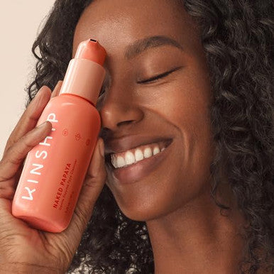 Kinship Papaya Hydrating Gentle Cleanser Natural Cream Face Wash Vitamin E, Jojoba Oil Facial Cleanser Makeup Remover Sensitive Skin Care (5.25 Oz)