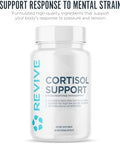 Revive Md Cortisol Manager 90 Vegetarian Capsules Cortisol Supplement W/Magnesium & Ltheanine Support Health Focus Energy Fatigue & Adrenal Gland Function Vegan & Gluten (30 Servings)