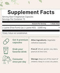 Micro Ingredients Pure L Lysine 300 Veggie Capsules 2000Mg