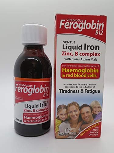 Feroglobin Vitabiotics B12 Iron Supplement Liquid 200Ml By Feroglobin
