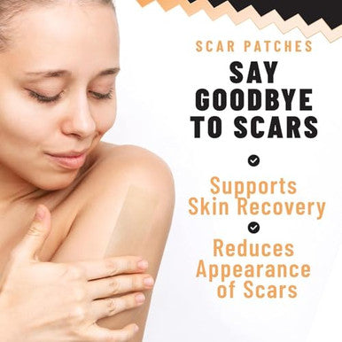 Tolevita Silicone Scar Patches Silicone Gel Sheets For Scars Acne Surgery Keloid Scar Removal And Stretch Marks Gentle Scar Care And Fading 5 Sheets