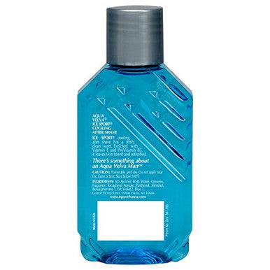 Aqua Velva Cooling Mens After Shave Ice Sport Vitamin E And Pro Vitamin B5 Soothes Cools And Refreshes Skin 3.5 Ounce
