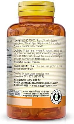 Mason Natural Lutein 40 Mg Ultra Strength Soft Gels 30 Ea