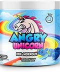 Yummy Sports - Angry Unicorn - Powerful pre-workout formula (Blue Raspberry, 30 Servings)