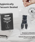 Bodyssey Breathing Enhancer | Premium Silicone Trainer | Boost Breathing Efficiency | Adjustable Resistance Levels | Compact Portable And Easy To Maintain