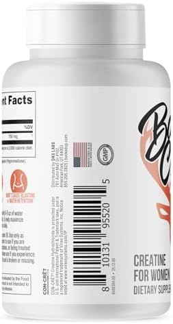 Bucked Up Babe Creatine Creatine Hcl Capsules For Women 750Mg Serving - 60 Servings (60 Capsules)