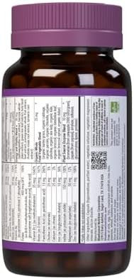 Bluebonnet Nutrition Maxi One (With Iron) Whole Food Multiple Enzymes Energy Vitality Gluten Kosher Dairy Vegetarian Friendly Soy Nongmo 90 Vegetable Capsule 3 Month Supply Beige