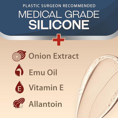 Ebanel Silicone Scar Gel With Allantoin, Emu Oil, Vitamin E And Onion Extract, For Old & Scars From Surgeries, C-Section, Injuries, Burns & More