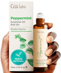 Gya Labs Peppermint & Sleep Roll On Set - Aromatherapy Grade Essential Oils Set - 2X0.34 Fl Oz - Gya Labs
