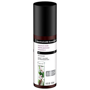 ApotheCARE Essentials The Mender Hair repair Oil Coconut Milk White Jasmine Vitamin E 4 oz