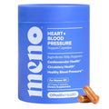 O Positiv Meno Heart Blood Pressure Support Capsules Daily Support For Healthy Circulation Stress Management & Blood Pressure With Coq10 Beets Pine Bark & Saffron 30 Servings