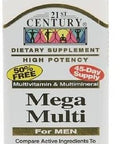 21St Century Mega Multi For Men Multivitamin & Multimineral 90 Tablets