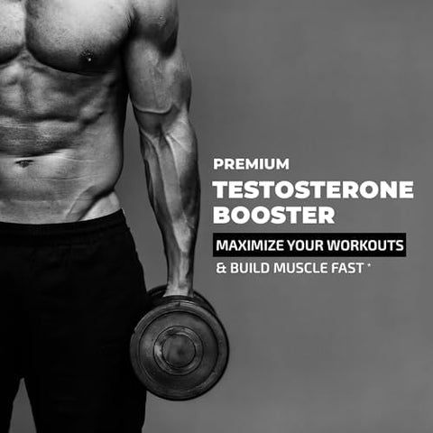 Nobi Nutrition Testosterone Supplement For Men For Muscle Growth Stamina & Performance Testosterone Booster Muscle Builder For Men Test Boost Max With Tongat Ali Test Booster & Male Enhancement 60 Gummies